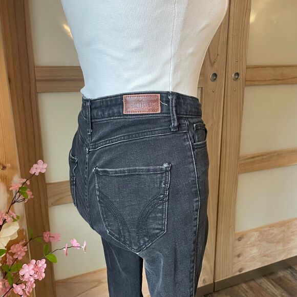 Hollister High Rise Super Skinny Black Denim Jeans Womens Size 1S W25xL28 - Picture 12 of 12